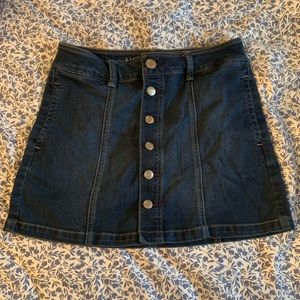 Button up Denim Skirt